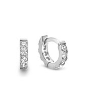 Zilveren oorringen met zirkonia TCP11902 | Trendy Chic Petit by Siebel