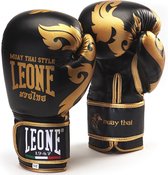 Leone Muay Thai Handschoenen Zwart/Goud 14oz