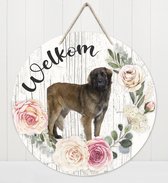 Welkom - Leonberger | Muurdecoratie - Bordje Hond