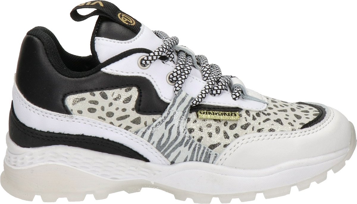 Vingino MANDY Meisjes Running fashion sneaker - Zwart - Maat 36 | bol.com
