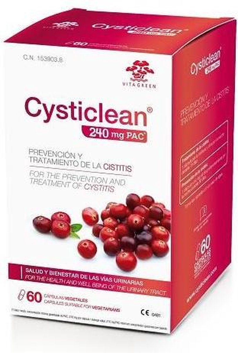 Cysticlean, Cysticlean 240mg Pac, 60 Capsules