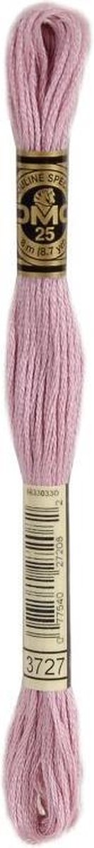 6 stuks DMC Borduurgaren-3727 Oud Rose