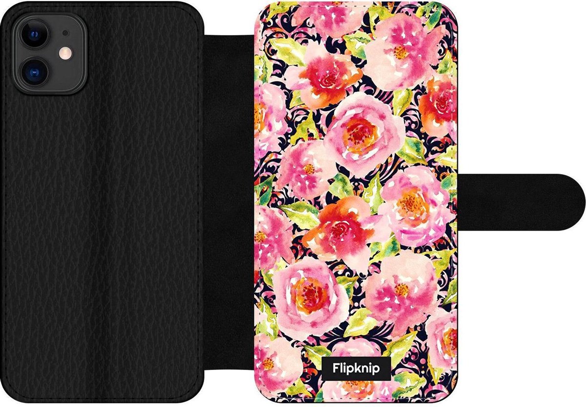 Wallet case - geschikt voor iPhone 11 - Floral N°3