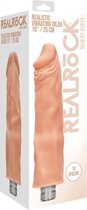 Realrock 10-25 cm Vibrating Dildo - Flesh - Realistic Vibrators