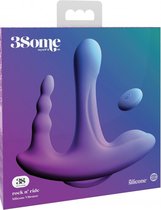 Threesome Rock N' Ride - Purple - G-Spot Vibrators - Anal Vibrators - Luxury Vibrators