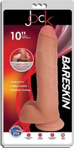 10 Inch Bareskin Dildo with Balls - Light - Realistic Dildos