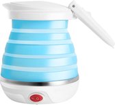 Waterkoker - Aigi Shapy - Travel - Camping - Opvouwbaar - 0.6 Liter - 1000 Watt - Blauw