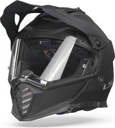 LS2 MX436 Pioneer Evo Mat Zwart Adventure Helm - Maat M