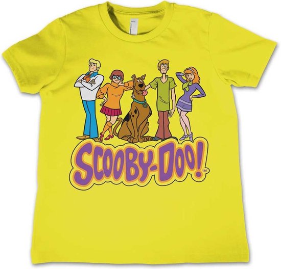 ScoobyDoo Kinder Tshirt -M- Team Geel