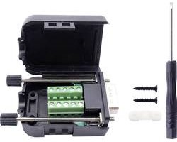 TRU COMPONENTS T190C4088 D-sub male inbouwconnector Aantal polen: 9 Schroeven 1 stuk(s)