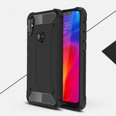 Magic Armor TPU + PC combinatiehoes voor Motorola One Power (P30 Note) (zwart)