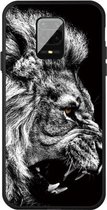 Voor Xiaomi Redmi Note 9 Pro Pattern Printing Embossment TPU Mobile Case (Lion)