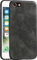 Voor iPhone 7/8 Crazy Horse Textured kalfsleer PU + PC + TPU Case (groen)