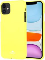 Voor iPhone 11 MERCURY GOOSPERY JELLY TPU Fluorescentie Schokbestendig en Scratch Case (Lime)