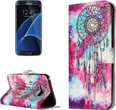Voor Galaxy S8 + / G9550 Rose Gold Pattern Horizontale Flip lederen beschermhoes met houder & kaartsleuven en portemonnee