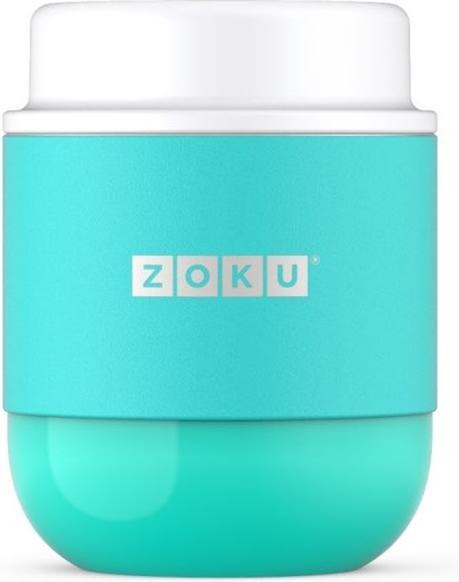 Zoku Neat Stack Lebensmittelbehalter, doppelwandig, vakuumisoliert, Blaugrun