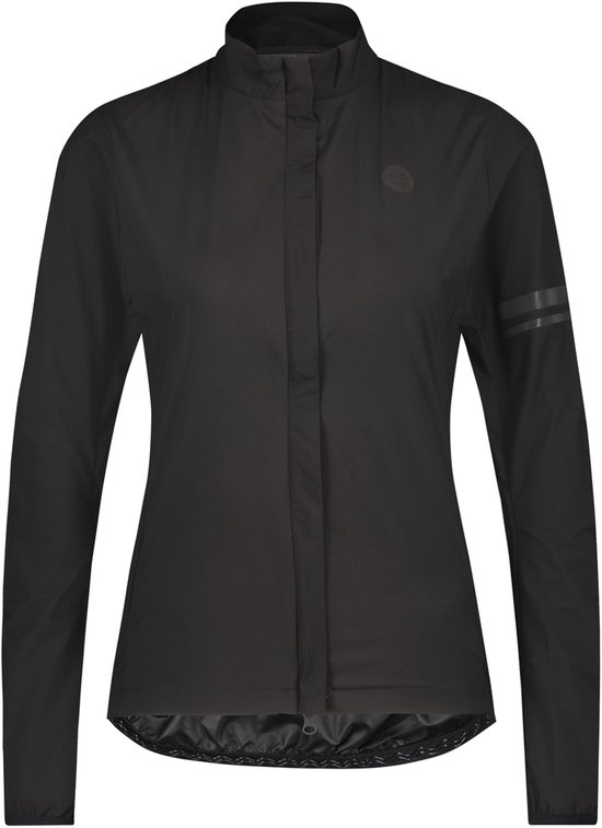 AGU Storm Breaker Fiets Regenjas Essential Dames Opvouwbaar - Zwart - XXL