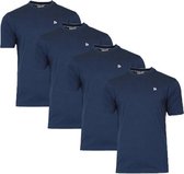 4-Pack Donnay T-shirt - Sportshirt - Heren - Navy - maat L