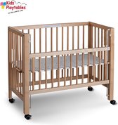 TiSsi® Co-sleeper Blanke lak 90x45 | Ledikant Bedkant | Baby bed | Aanschuifbed | Peuterbed | Kinderbed | Wieg | Bijzetbed | Kinderkamer | Kinderopvang