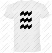Vibes logo Eindhoven Heren t-shirt | Eindhoven de gekste |  PSV | Wit