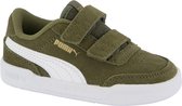 PUMA Caracal SD V Inf Unisex Sneakers - Deep Lichen Green/White/Team Gold - Maat 26