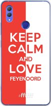 6F hoesje - geschikt voor Honor Note 10 -  Transparant TPU Case - Feyenoord - Keep calm #ffffff