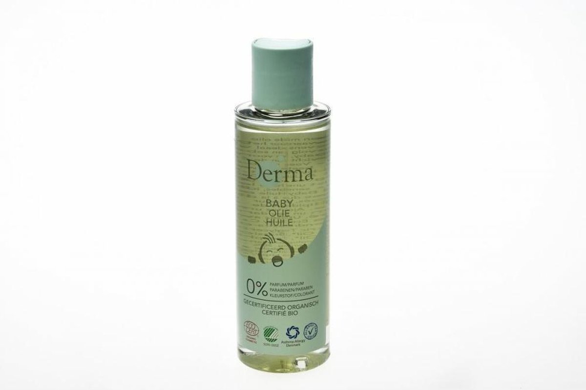 Goedkoopste Derma Eco Baby - Derma Eco Olie - Hypoallergeen en Eco-Friendly - 150 ML - Nordic Eco Swan label - Duurzame baby olie - badolie baby