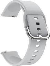 Horlogeband van Siliconen voor Huawei Watch 2 Pro | 22 mm | Horloge Band - Horlogebandjes | Grijs