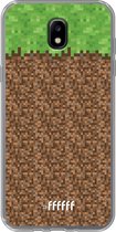 Samsung Galaxy J5 (2017) Hoesje Transparant TPU Case - Minecraft - Grass #ffffff