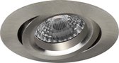 Spot Armatuur GU10 - Primux Aerony Pro - Inbouw Rond - Mat Nikkel - Aluminium - Kantelbaar - Ø82mm