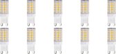 LED Lamp 10 Pack - Igna - G9 Fitting - 3.5W - Helder/Koud Wit 6500K | Vervangt 30W