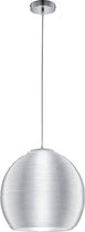 LED Hanglamp - Hangverlichting - Trinon Licon XL - E27 Fitting - Rond - Mat Chroom - Aluminium
