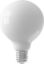 CALEX - LED Lamp - Globe - Filament G95 - E27 Fitting - Dimbaar - 6W - Warm Wit 2700K - Mat Wit