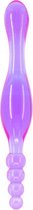 Jelly Anal Beads and Plug - Purple