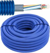 Flexibele voorbedrade buis met SVV kabel - 6 x 0,8mm² Ø 16mm, 100 meter - FLEX FESVV6