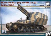 1:35 Panda Hobby 35035 15 cm sFH 13/1(Sf) auf GW Lr.s.(f) Sd.Kfz. 135/1 Plastic kit