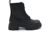 BOOTS LIVA BLACK - Maat 40 - Enkellaars - Veterlaars - Zwart