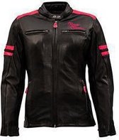 Rusty Stitches Joyce Black Pink Motorcycle Jacket 42