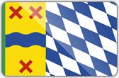 Vlag gemeente Hoeksche Waard - 150 x 225 cm - Polyester