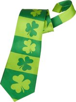 dressforfun - St. Patrick’s Day klaverbladdas met strepen - verkleedkleding kostuum halloween verkleden feestkleding carnavalskleding carnaval feestkledij partykleding - 302560