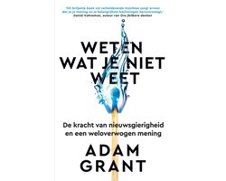 Omslag van Weten wat je niet weet