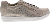 Dames Veterschoenen Xsensible Alia Taupe Taupe Metallic - Maat 5½