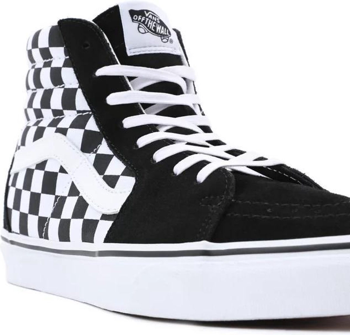 checker vans high tops