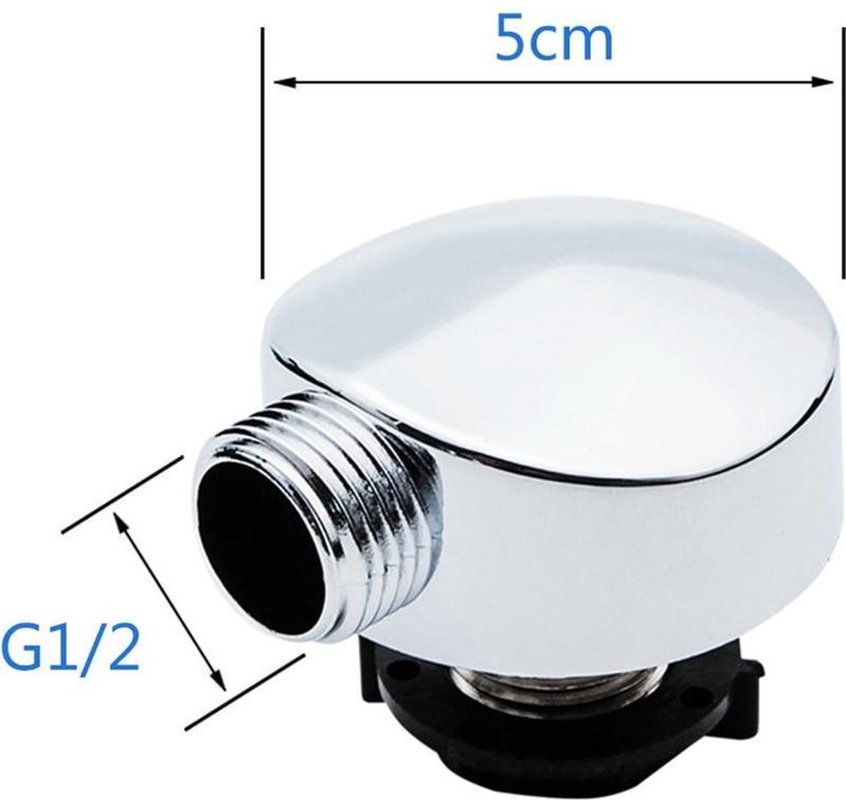 Bad douchecabine accessoires onderdelen mondstuk rechthoekig buiten de draad connector...