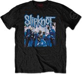 Slipknot Heren Tshirt -L- 20th Anniversary Tattered & Torn Zwart