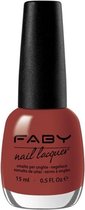 Faby Nagellak May The 14th Dames 15 Ml Vegan Rood/bruin