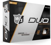 Wilson Staff DUO Pro Golfballen - Dozijn / 12 Stuks - Wit