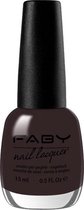 Faby Nagellak Unconscious Dames 15 Ml Vegan Bordeauxbruin