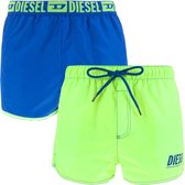 Diesel sandy reversible zwemshort blauw / groen - XL