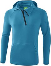 Erima Essential Sweatshirt met Capuchon Oriental Blue-Colonial Blue Maat 2XL